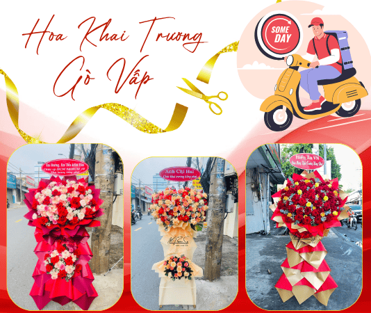 Mua Hoa Khai Trương Quận Gò Vấp – Đặt Online, Giao Trong Ngày